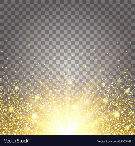 Gold Dust Glitter For Design Royalty Free Vector Image