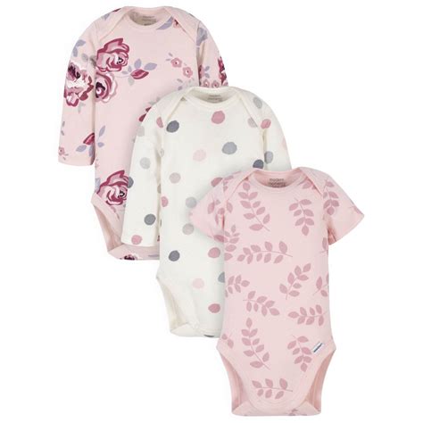 Modern Moments Modern Moments By Gerber Baby Girl Onesies Bodysuits