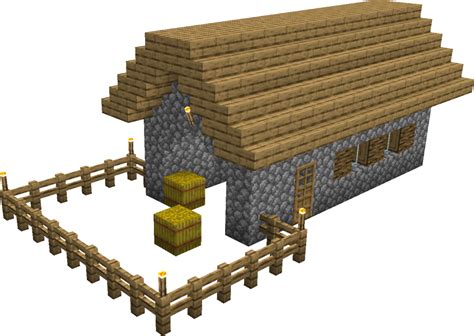 Village/Structure/Blueprints/Plains stable 1 blueprint - Official Minecraft Wiki