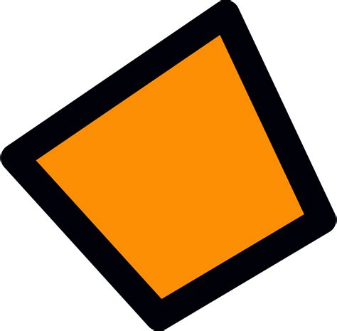 Orange Trapezoid Illustration In Png Svg