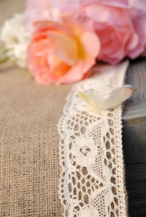 Rustic Burlap And Lace Wedding Decorations And Inspiration