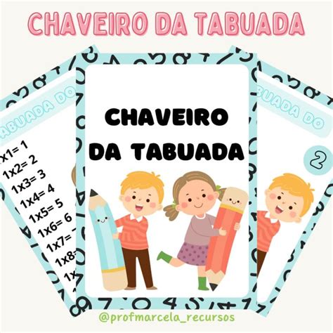 Chaveiro Da Tabuada Educa Market