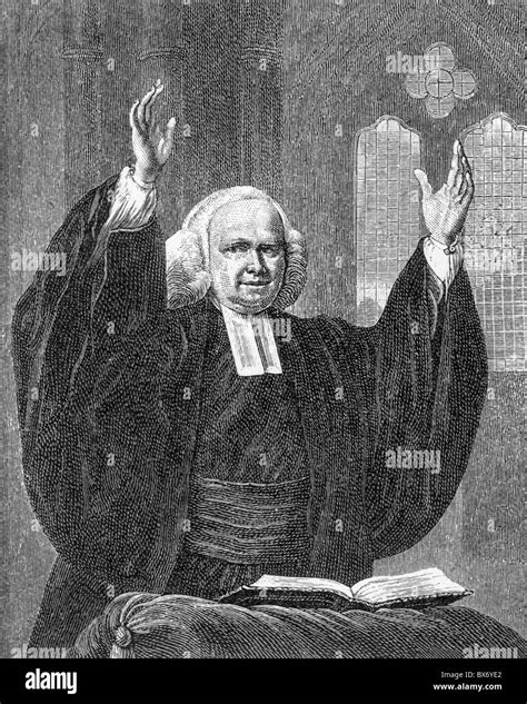 Portrait Of George Whitefield Methodism Founder And Exponent Of The