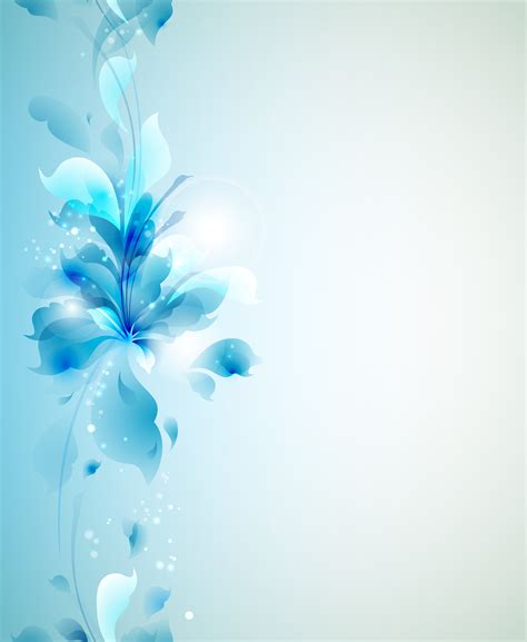 Tons of awesome sky blue backgrounds to download for free. Blue Flowers Vector Background, Blue, Flowers, Leaf ...