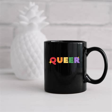 Rainbow Queer Coffee Mug Gay Pride Pride Mugs Lgbtq Etsy Uk