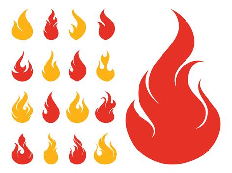 15 Fire Vector Art Images Fire Vector Graphic Free Flame Vector