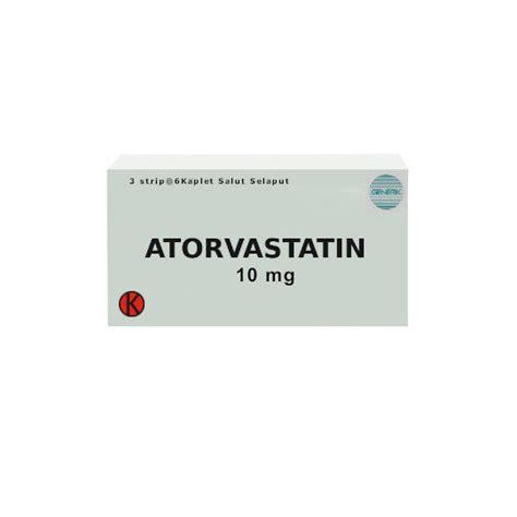 Atorvastatin 10 Mg 6 Tablet Kegunaan Efek Samping Dosis Dan Aturan