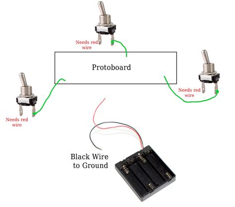 How to wire a 3 way switch the easy way. batteries - How to connect 3 toggle switches to 1 battery supply, using 1 wire - Electrical ...