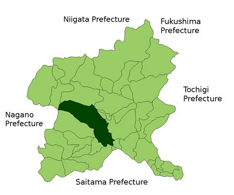 Gunma is a rural part of japan with hot springs, a safari park, and plenty of hiking. File:Takasaki in Gunma Prefecture.png - Wikimedia Commons