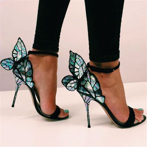 Sophia Webster Chiara Butterfly Sandals Stilettos Pumps Stiletto