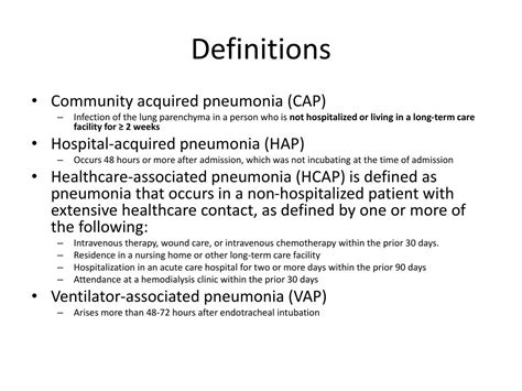 Ppt Hospital Acquired Pneumonia Powerpoint Presentation Free Download Id1356327