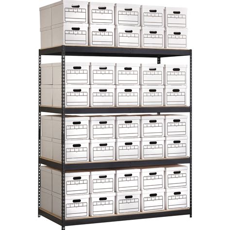 Llr99839 Lorell Archival Shelving 80 X Box 4 Compartments 84