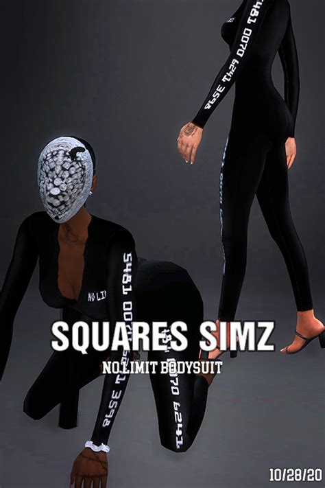 No Limit Bodysuit Squares Simz On Patreon Sims 4 Cc Eyes Sims Cc