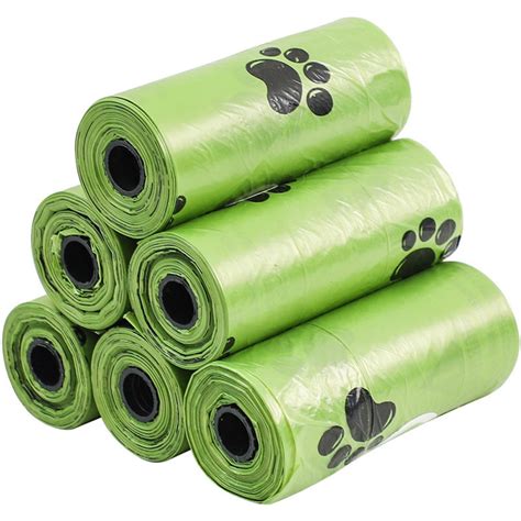 Biodegradable Dog Poop Bags Compostable Dog Waste Bag Bulk 60pcs