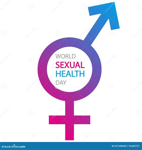 World Sexual Health Day Banner With Male And Female Gender Stock Vector Illustration Of Adult