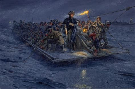A Realistic Painting Of Washington Crossing The Delaware Neatorama