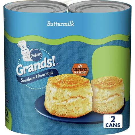 Pillsbury Grands Southern Homestyle Buttermilk Biscuit Dough 16 Biscuits 163 Oz