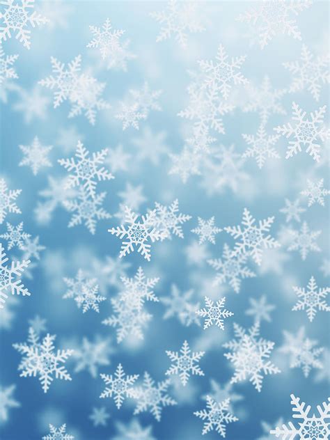 Snowflakes Background By Loops7