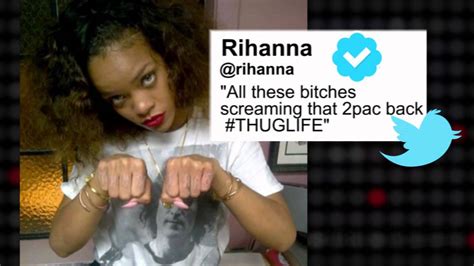 Rihanna Thug Life Tattoo Youtube