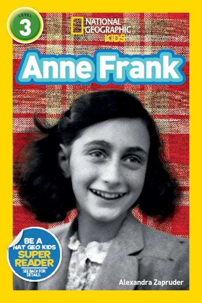 Nat Geo Readers Anne Frank Lvl 3 By Alexandra Zapruder Penguin Books