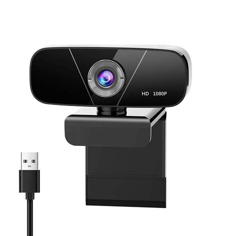 1080P Full HD Web Camera,Ansten USB PC Computer Webcam with Microphone Wide View Angle ...