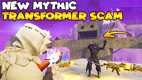 New Mythic Transformer Scam 🚗 ️ Scammer Gets Scammed Fortnite Save