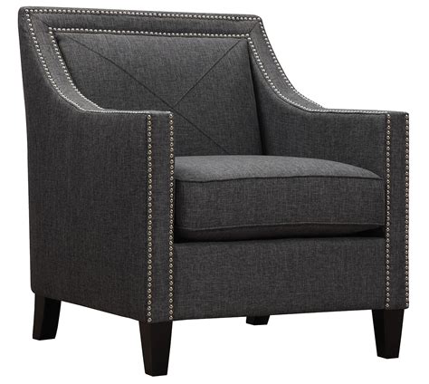 Asheville Dark Grey Linen Chair From Tov A51 Coleman Furniture