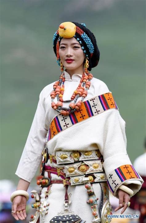 Traditional Tibetan Costumes Presented During Fashion Show 57