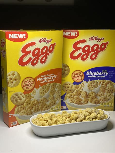 REVIEW (x2): Kellogg's Eggo Cereal (Maple Flavored Homestyle ...