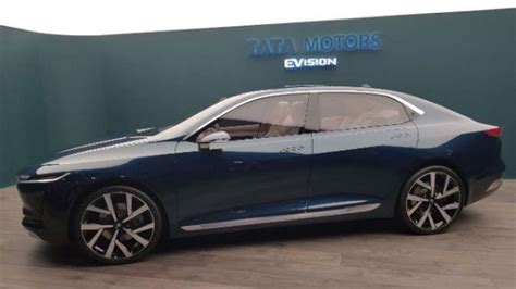 2018 Geneva Motor Show Tata E Vision Sedan Concept Unveiled
