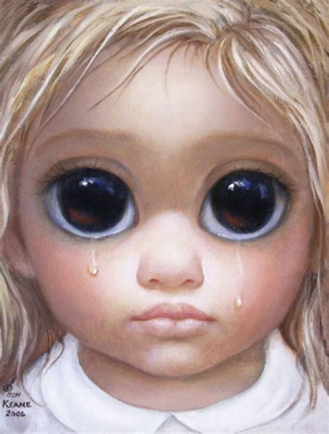 Big Eyes Crying Girl By Margaret Keane ⊛⊛ Big Eye Art ⊛⊛ Big Eyes Paintings Big Eyes