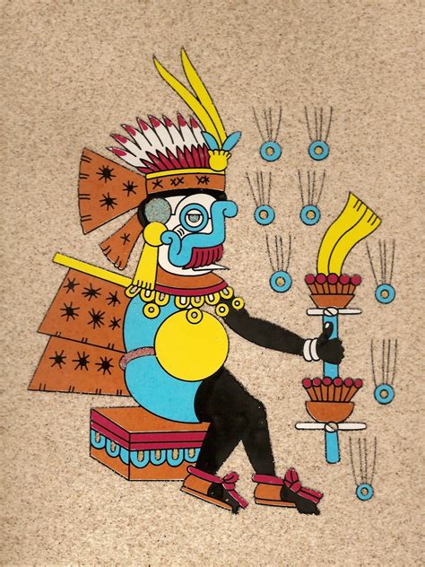 Tlaloc God Of The Rain Aztec Art Mexican Culture Art Mayan Art