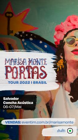 Marisa Monte Apresenta Show Portas Em Salvador