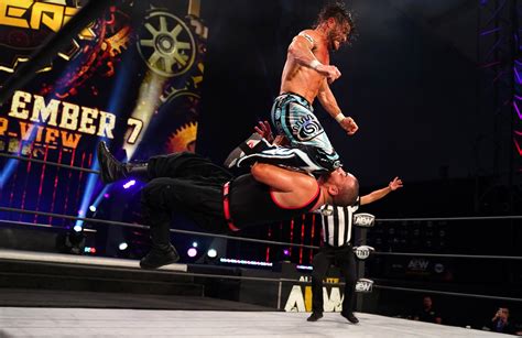 Get all the latest aew results, aew dynamite results, aew dark results, aew double or nothing results, aew fyter fest results, aew fight for the fallen results and aew all out results today here. Yuke's is developing an AEW wrestling game - AEW Wrestling ...