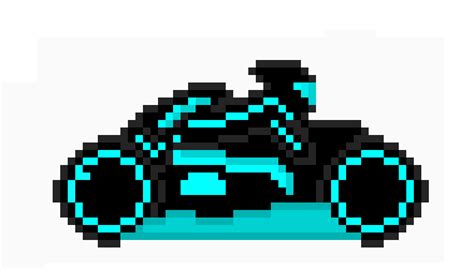 Tron Motorcycle Pixel Art Maker