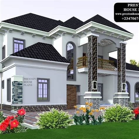 Awesome 4 Bedroom Home Design 😍😍😍 Accommodating 3 Bedrooms 🛌 Downstairs And 1 Bedroom 🛌