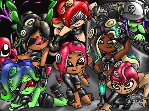 All The Octolings Whats Your Two Most Favorite Octolings In Splatoon