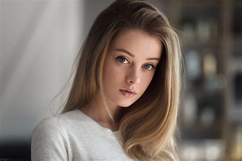 Woman Hair Teenager Maria Zhgenti Beautiful Woman Models Casual Clothing Hairstyle Model