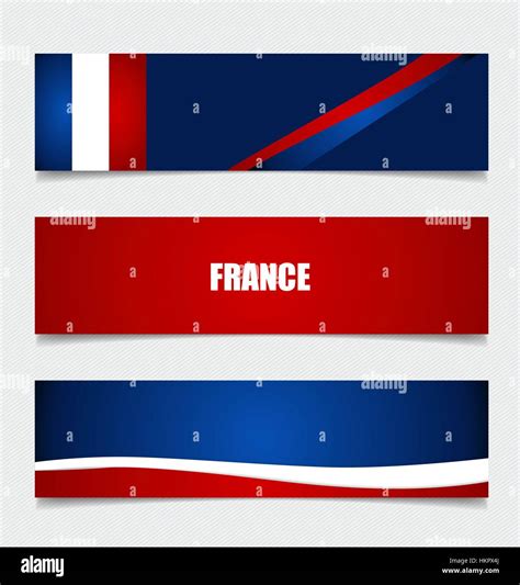France Flags Concept Design Vector Illustration Stock Vector Image