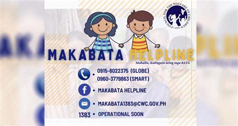 Helpline Para Sa Abused Children Binuksan