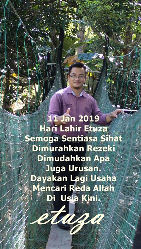 Kena sentiasa buat baik dengan bapa. 11 Jan 2019 Selamat Hari Lahir