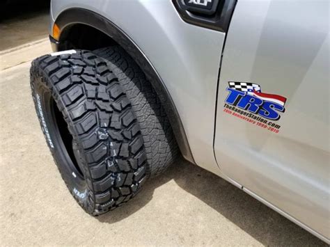 Largest Tire On A 2019 Ford Ranger Without A Lift The Ranger Station