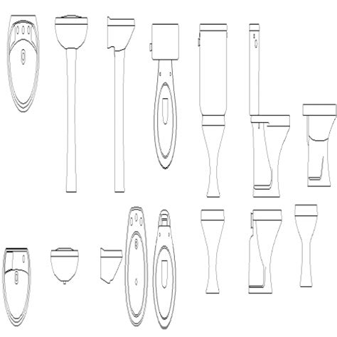 Sanitary Ware Drawing And Detail In Autocad Dwg Files