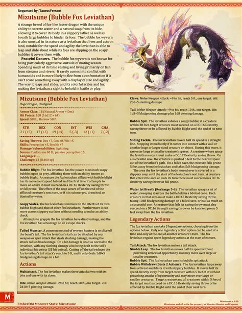 Ember Dungeon Mastery — Monster Hunter Mizutsune And Soulseer Mizutsune