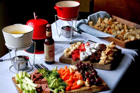 There are stickies for each dipper i prepare, a list of what other people are bringing and the amounts, and notes from year to year or adjustments i have made. cheese fondue party - Căutare Google | Fondue party ...