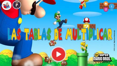 Tablas De Multiplicar Mario Bros