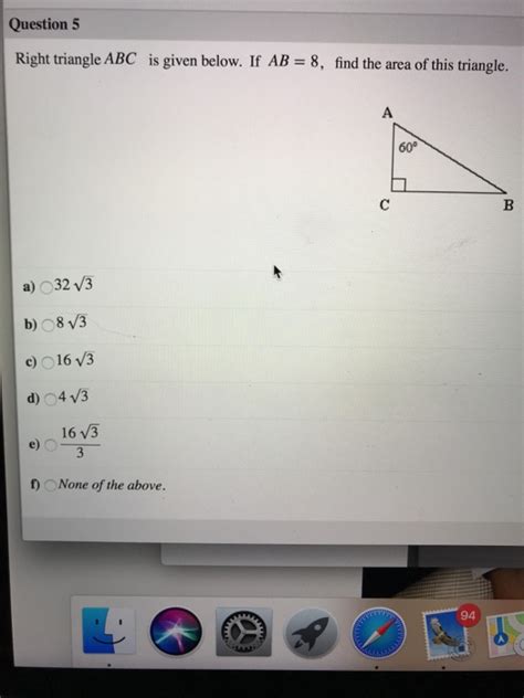Right triangle abc with c= 90 degrees, b= 23 degrees, and c= 4.7 ft. Solved: Question 5 Right Triangle ABC Is Given Below. If A ...
