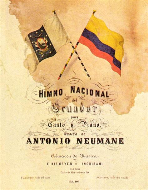Himno Nacional Del Ecuador Historia Del Ecuador Enciclopedia Del