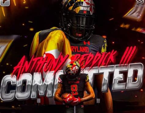 Maryland Football Has Landed A Commitment From Va Three Star Wde Anthony Reddick