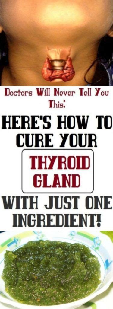 Doctors Will Never Tell You This Heres How To Cure Your Thyroid Gland